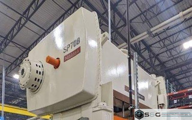 250 ton Niagara SC2-250-108-72 Straight Side Mechanical Press, New 1991