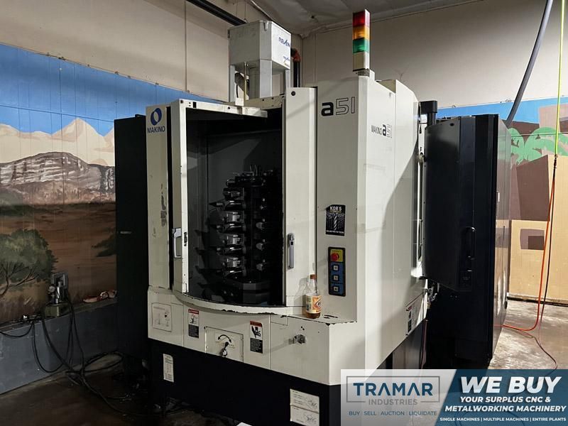 Makino a51 CNC Horizontal Machining Center For Sale 2008