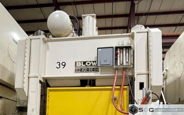 400-ton Blow Press Model #SC2-400-96-54 Straight Side Mechanical Metal Stamping Press For Sale, Year 1994