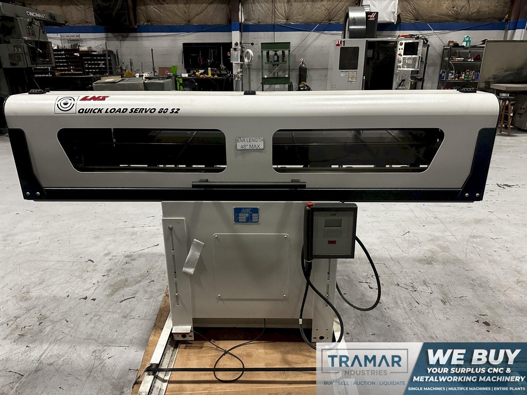 2014 LNS Quick Load Servo 80 S2 Bar Feeder For Sale
