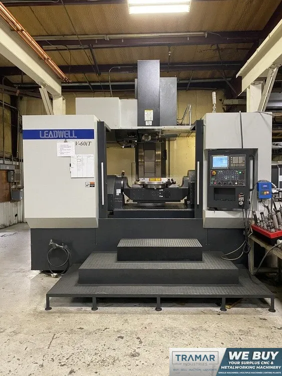 2016 Leadwell V-60iT 5-Axis CNC Machining Center For Sale
