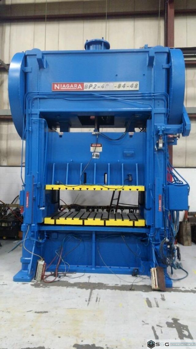 400 Ton NIAGARA BP2-400-84-48 Straight Side Mechanical Metal Stamping Press