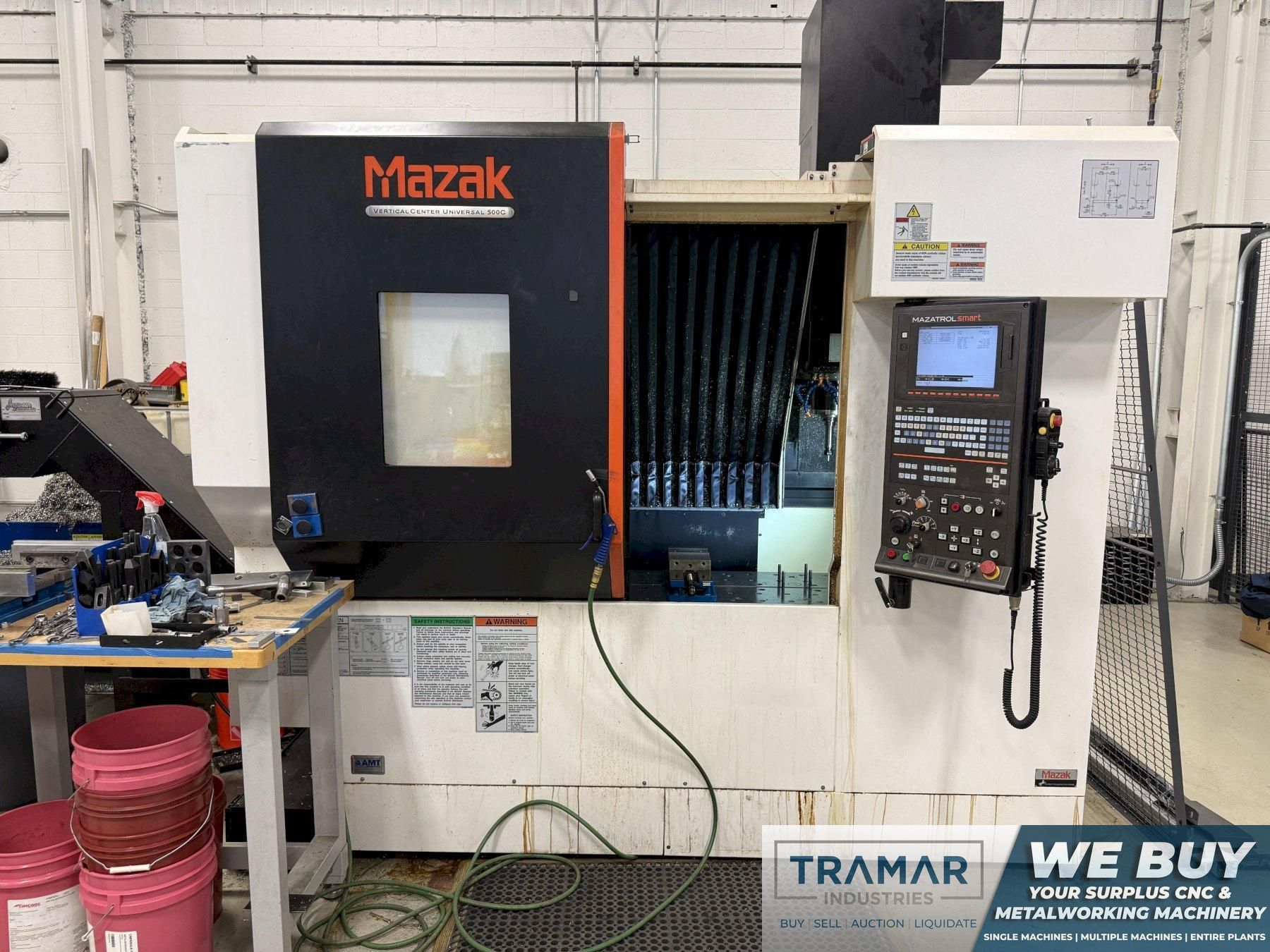 2015 Used Mazak VCU-500U 3X CNC Vertical Machining Center For Sale