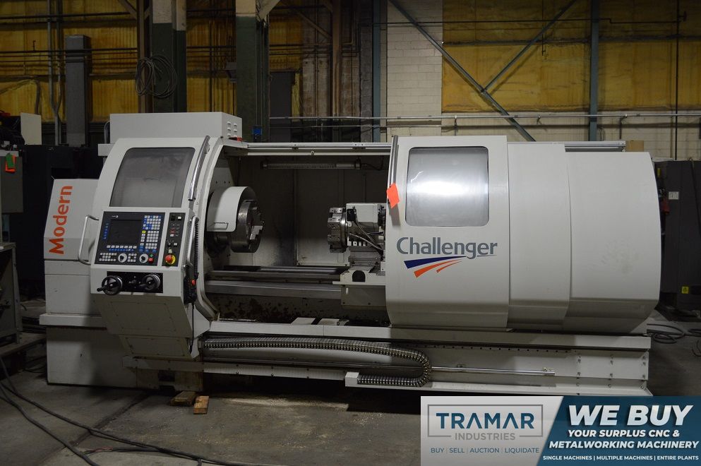 MODERN BNC-2680XXL CNC TEACH-TYPE LATHE w/Fagor Conversational CNC, 6.125