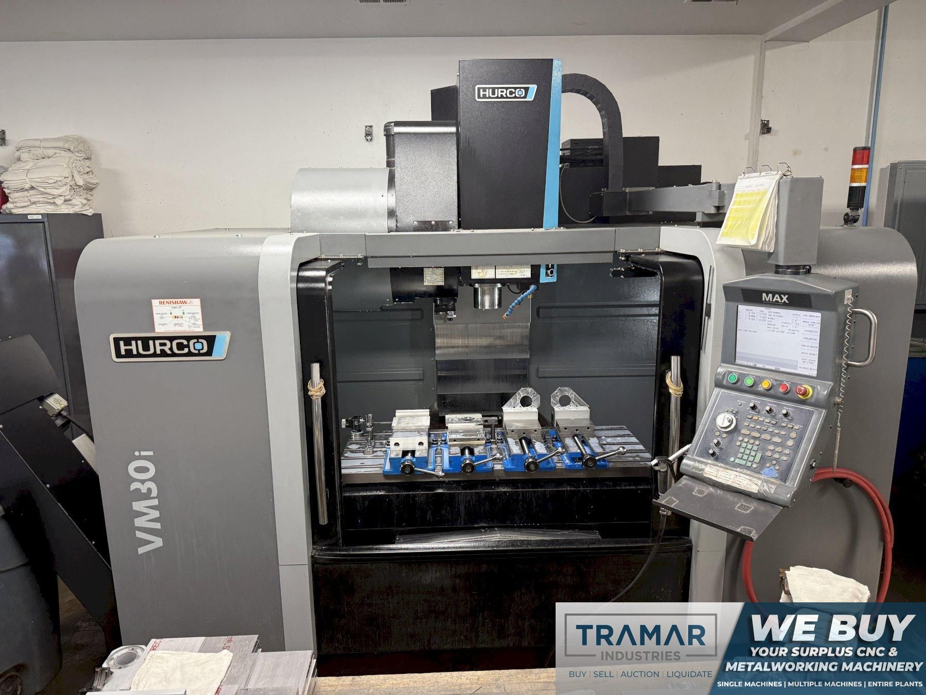 Used 2014 Hurco VM30i CNC Vertical Machining Center For Sale