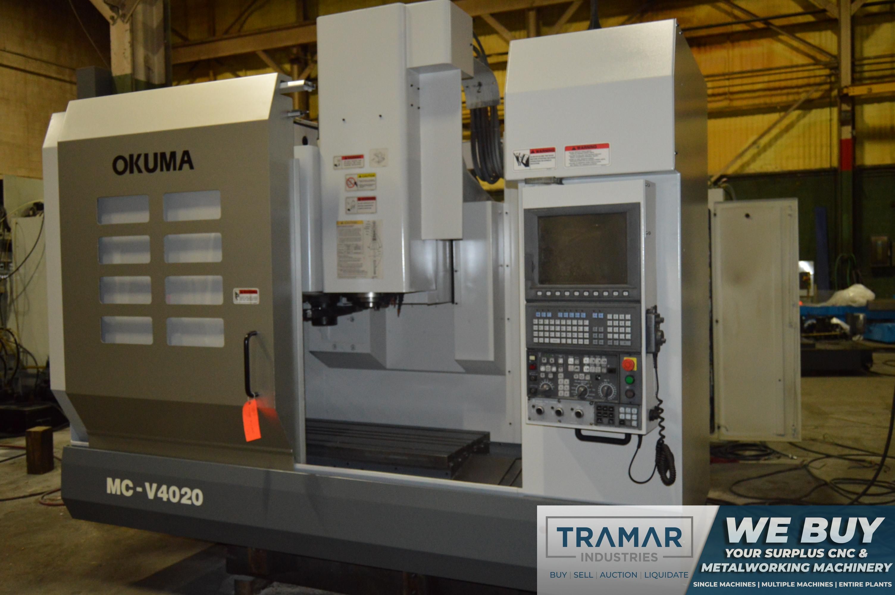 Okuma MC-V4020 CNC Vertical Machining Center, OSP200 Control, 40