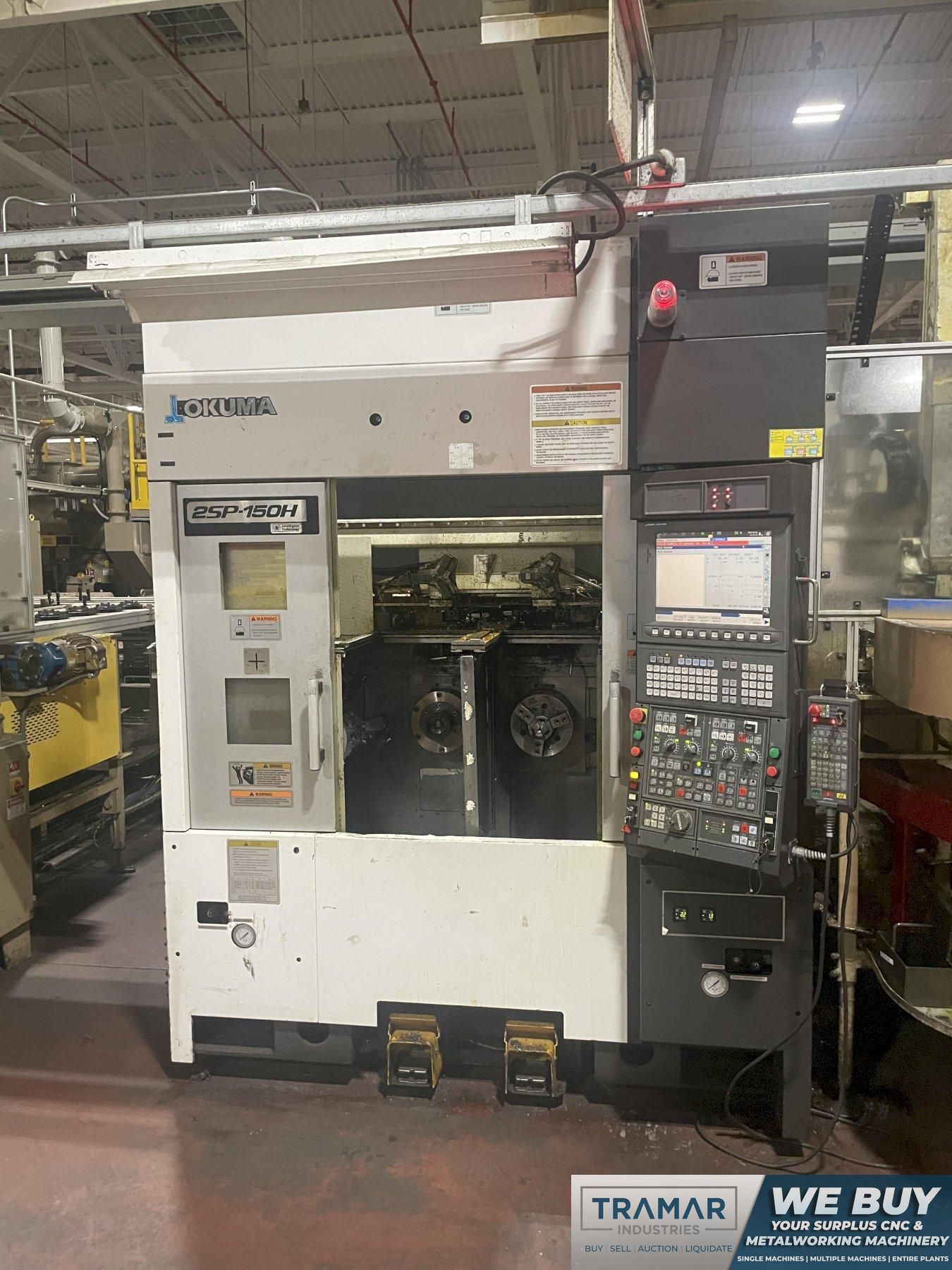 Okuma 2SP-150H Used CNC Lathe For Sale - 2015
