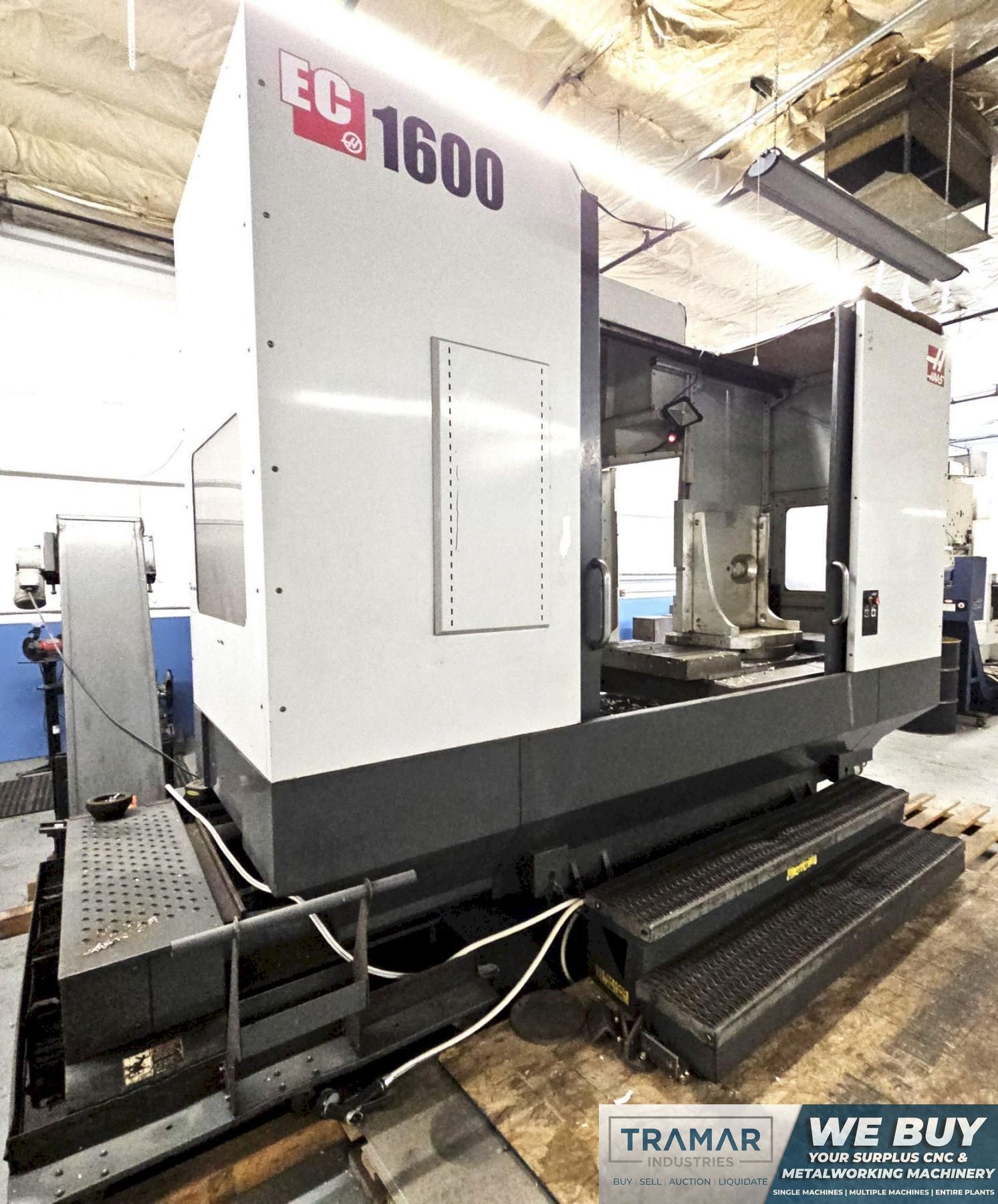 2014 HAAS EC-1600 CNC 4-Axis Horizontal Machining Center For Sale