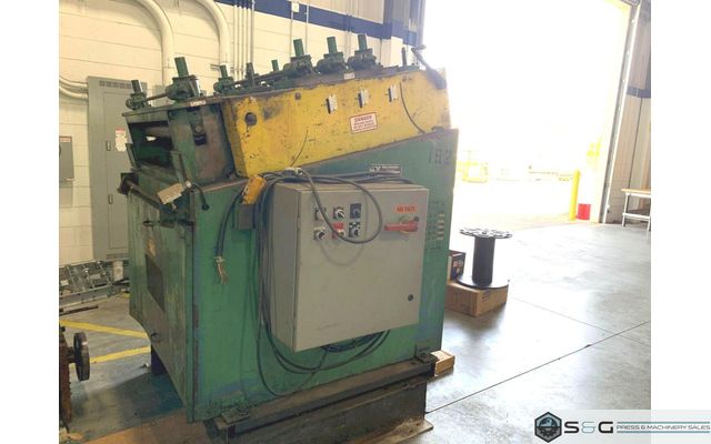 36" Coe Press Equipment Powered Coil Straightener Model# CPPS PO 36