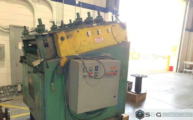 36" Coe Press Equipment Powered Coil Straightener Model# CPPS PO 36