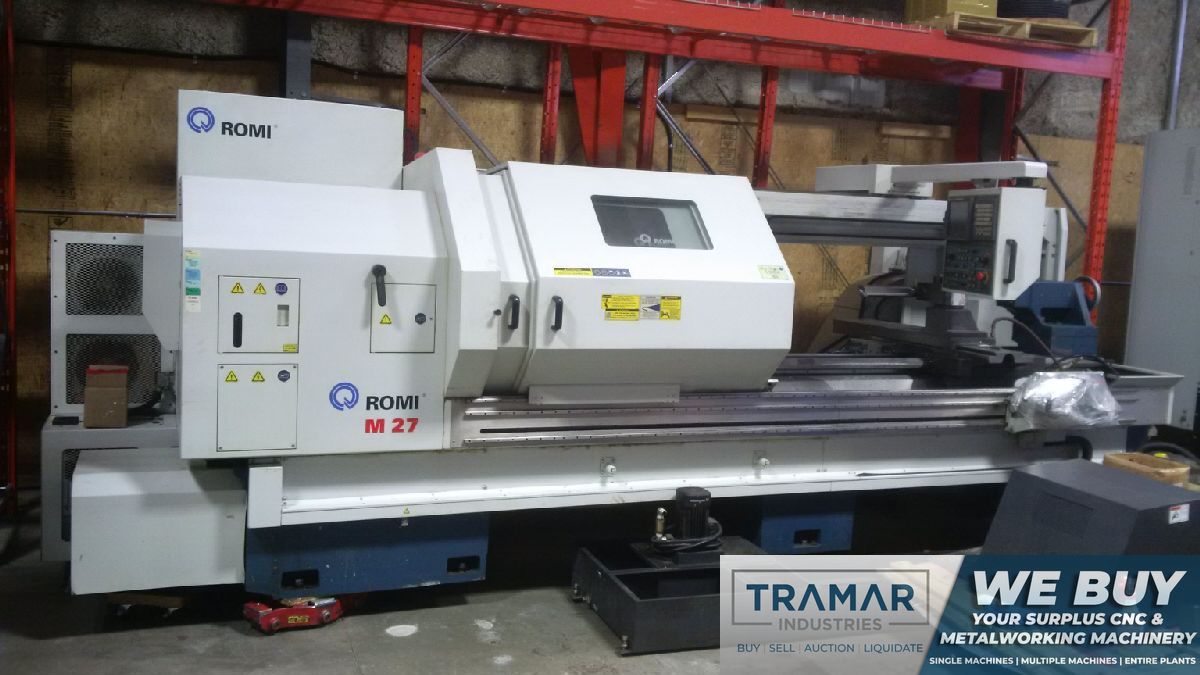 Romi M27 CNC Flatbed Lathe
