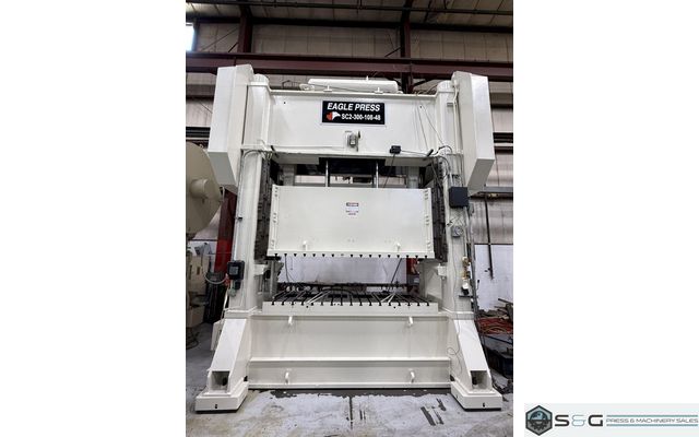 300 ton Eagle SC2-300-108-48 Used Straight Side Stamping Press For Sale, Recondition in Process, Year 1995