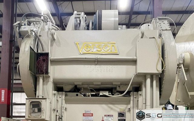 300 Ton Verson HS2-300-72-36 Used Straight Side Press For Sale