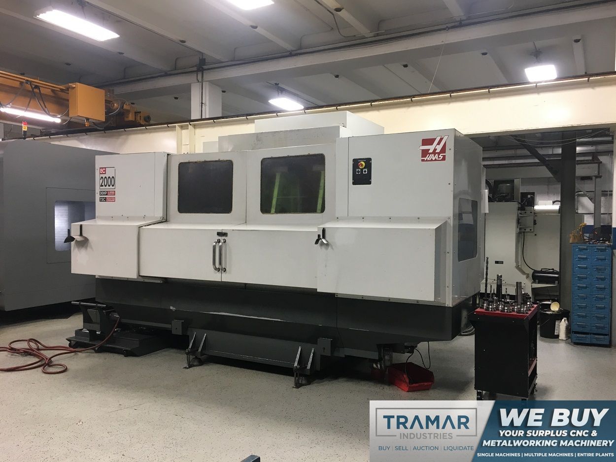 HAAS EC-2000 HORIZONTAL MACHINING CENTER WITH 30