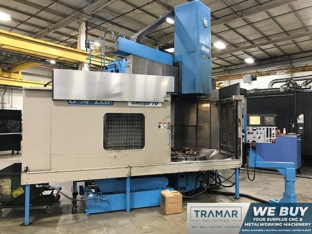 O-M Omega 70 Vertical CNC Lathe