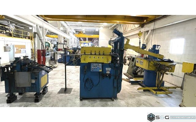 6,000 lbs. x 18" Wide Dallas Double End Servo Conventional Coil Feed Line, New 1998