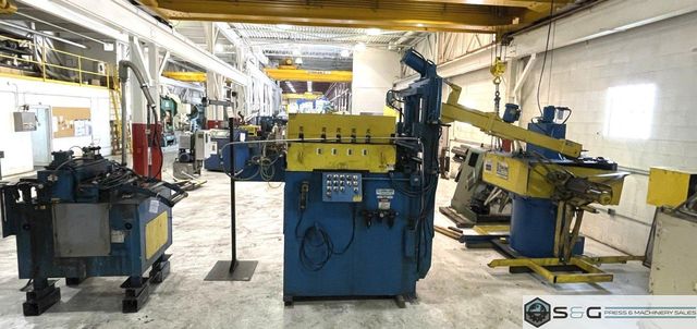 6,000 lbs. x 18" Wide Dallas Double End Servo Conventional Coil Feed Line, New 1998