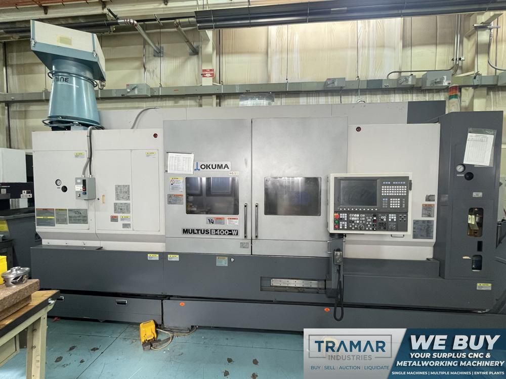 Okuma Multus B400W Used CNC Lathe For Sale - 2008