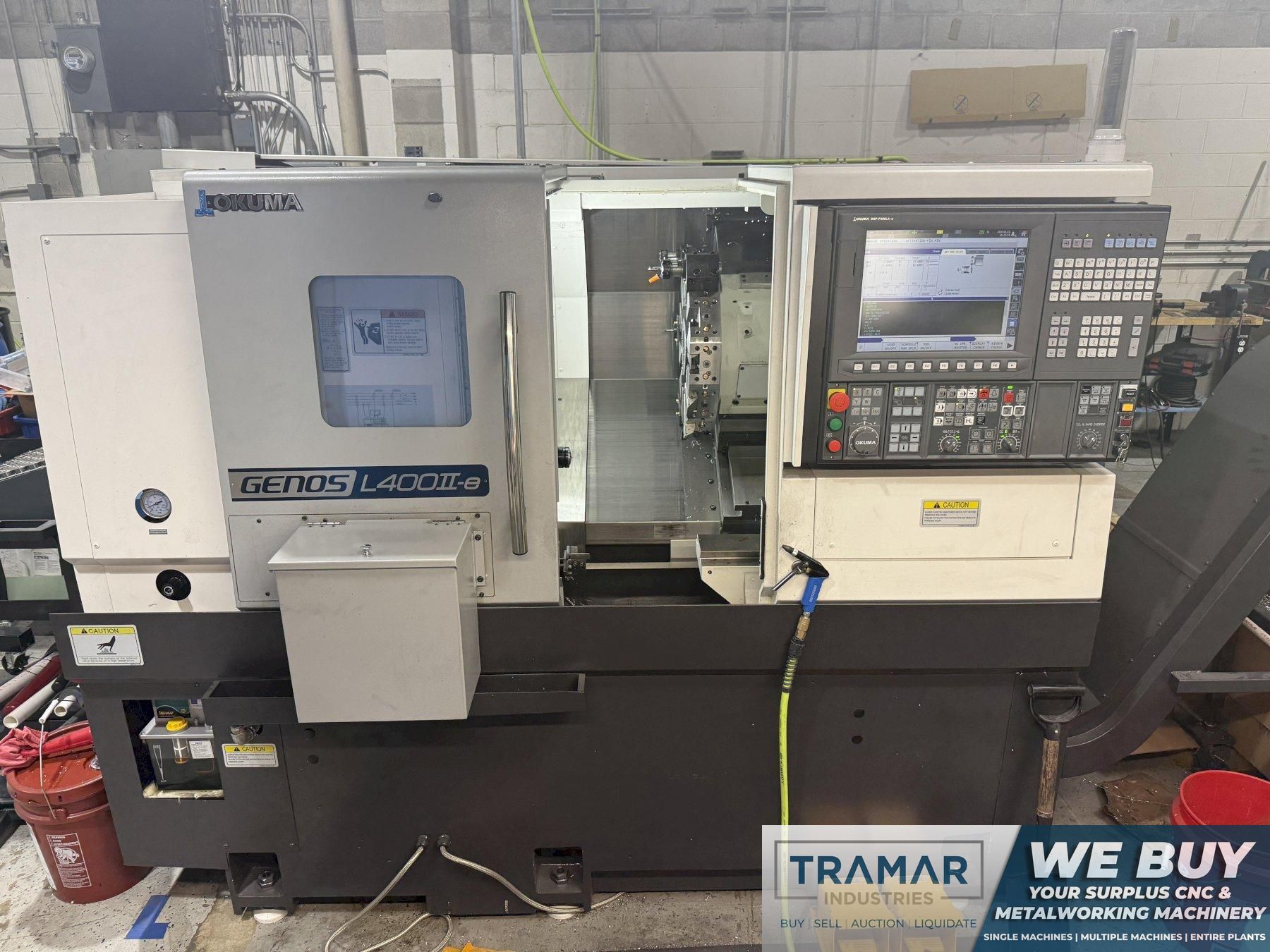2022 Used Okuma Genos L400II-e CNC Lathe For Sale