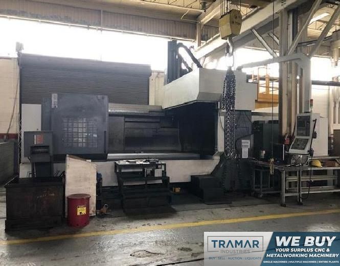 YCM DCV4025B CNC Bridge-Style CNC Vertical Machining Center, Fanuc MBX200FB, 160