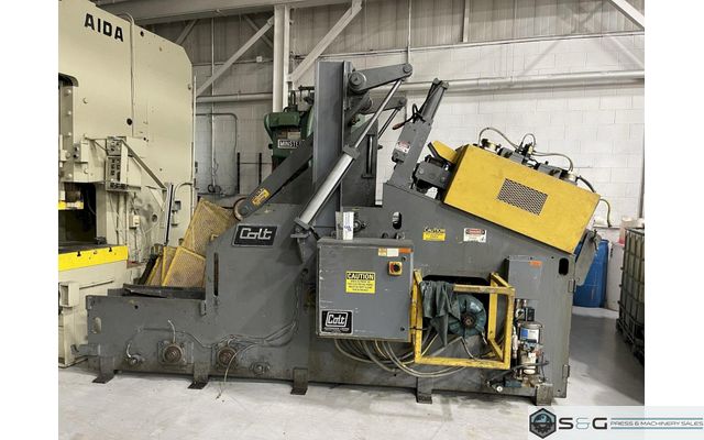 8,000 lbs. x 12" Wide Colt Used Coil Cradle Straightener For Sale, Model# CSHCE-80-12