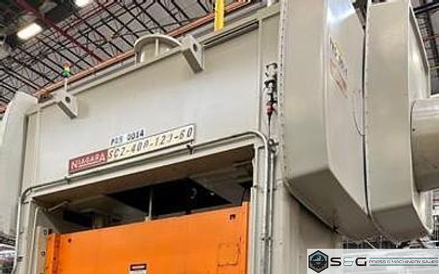 400 ton Niagara SC2-400-120-60 Straight Side Mechanical Metal Stamping Press, New 1986 Rebuilt in 2019