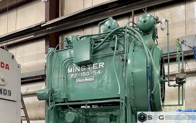 150 ton Minster P2-150-54 Piece-Maker Highspeed Mechanical Metal Stamping Press