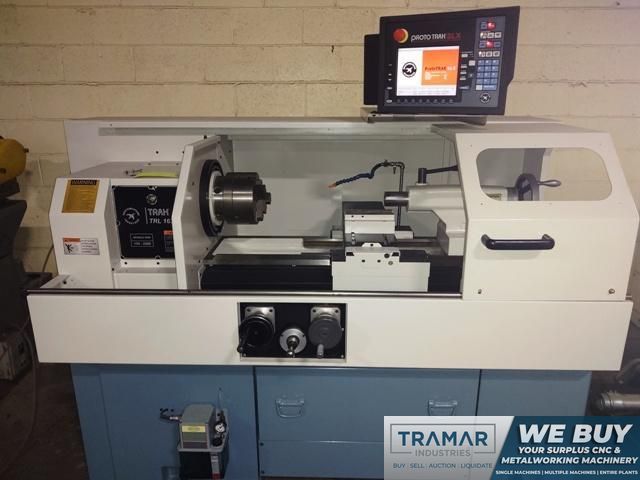 Southwestern Industries Trak TRL 1630SX CNC Lathe (2005) Prototrak SLX CNC Control, Advance Features, Networking, Traking