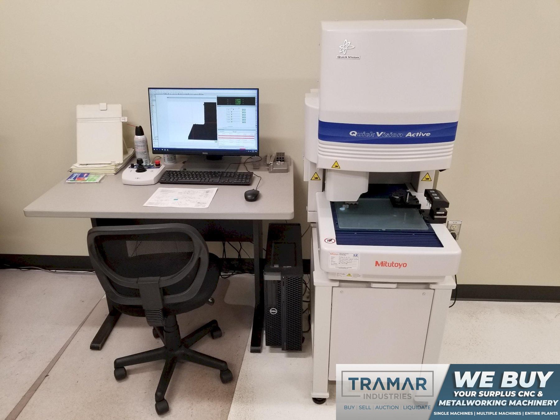 Mitutoyo QV-202 Quick Vision Active Measuring Machine For Sale - 2016