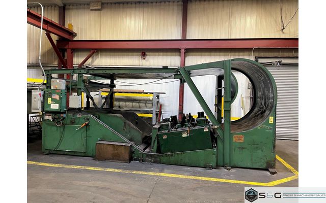 20,000 lbs x 72" Feed Lease Combination Coil Cradle Straightener - Coil Feed Equipment