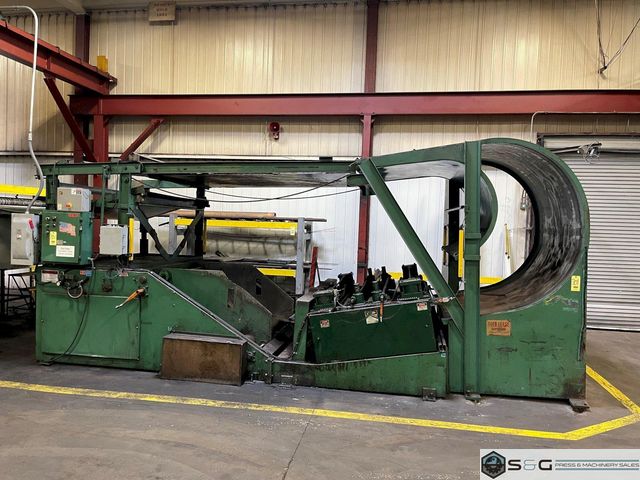 20,000 lbs x 72" Feed Lease Combination Coil Cradle Straightener - Coil Feed Equipment