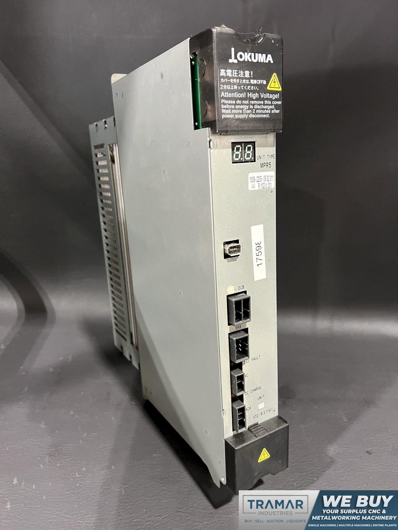 Okuma 24v CNC Servo Power Supply Module MPR5 Pulled from Working Machine