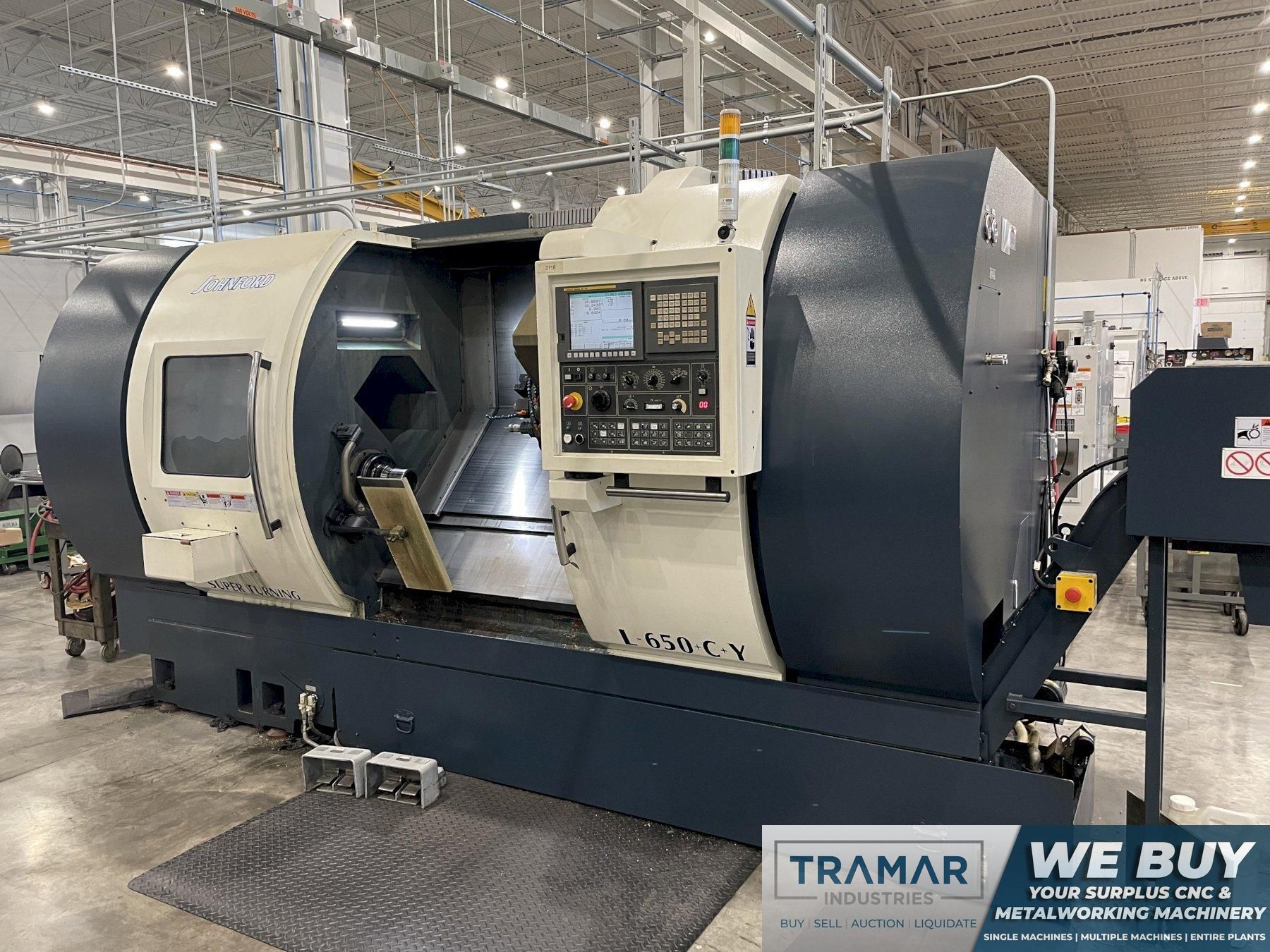 Johnford SL650+C+Y Used CNC Lathe For Sale - 2013