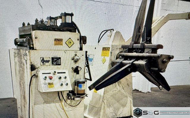 15,000 lbs. x 24" CWP Coil Reel and CWP Powered Straightener