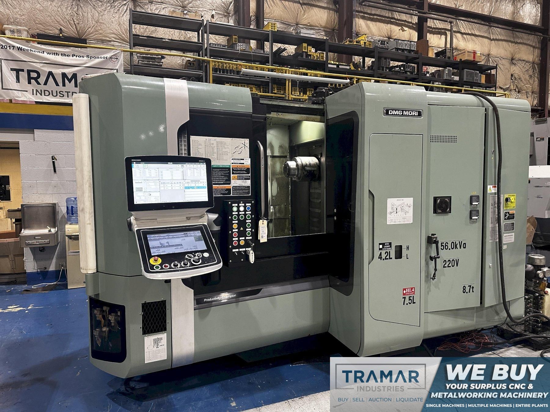 2017 DMG Mori NHX4000 Used CNC Horizontal Machining Center For Sale