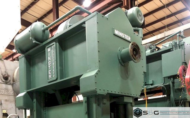 200 Ton MINSTER SC2-200-60-42 Hevi-stamper Straight Side Press