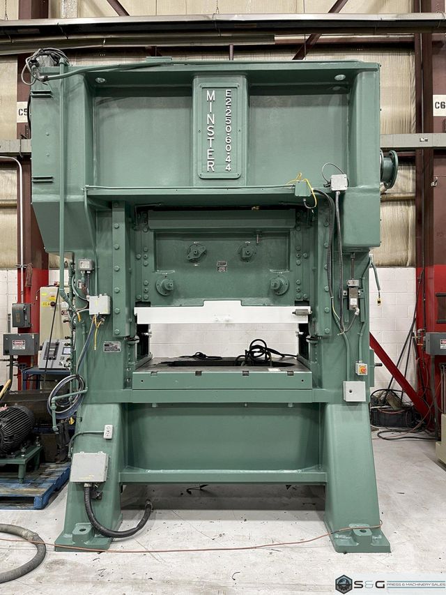 250 ton Minster E2-250-60 Hevi-stamper - Used High Speed Mechanical Metal Stamping Lamination Press For Sale