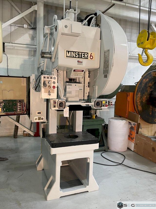 60 ton Minster #6SS Flywheel OBS Press, New 1995