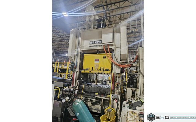 300-ton Blow SC2-300-60-42 Straight Side Mechanical Press For Sale, Year 1997