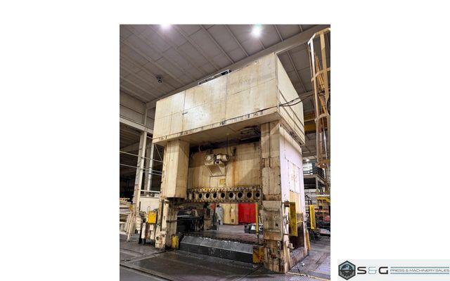 600-ton CCI Straight Side Press For Sale - Recently Rebuilt