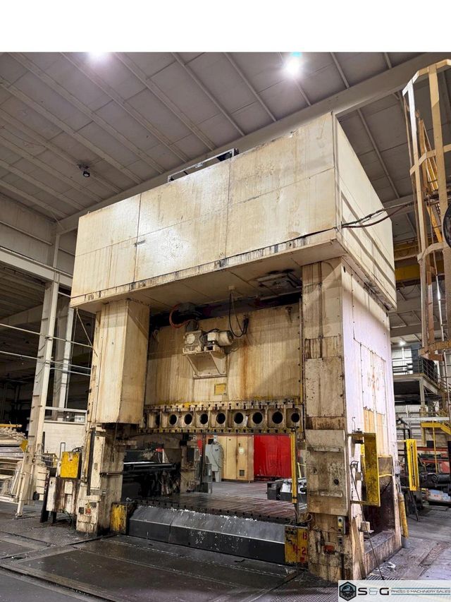 600-ton CCI Straight Side Press For Sale - Recently Rebuilt
