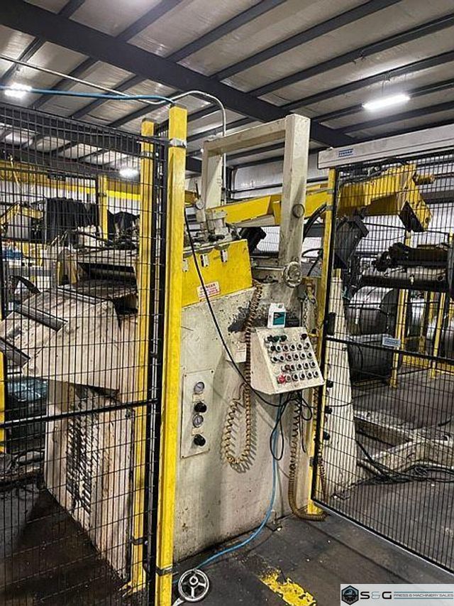 15,000 lbs. x 30" wide Coe Press Equipment Complete Conventional Servo Coil Feed Line