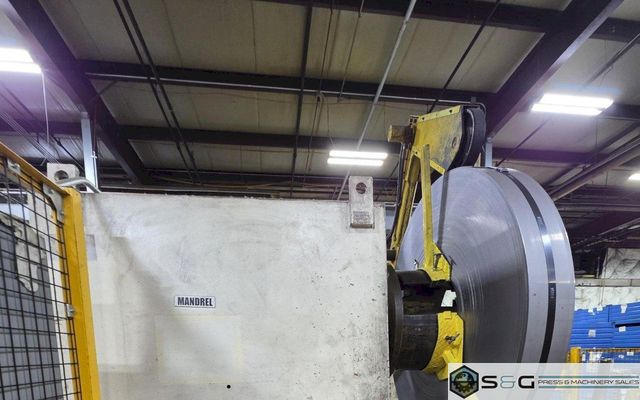 Coe Press Equipment 15,000 lbs. x 24 inch Coil Feed Line - High Precision Coil Handling System