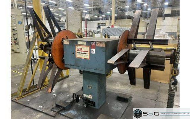 4,000 lbs x 18" Wide Coe Press Equipment Double End Coil Reel
