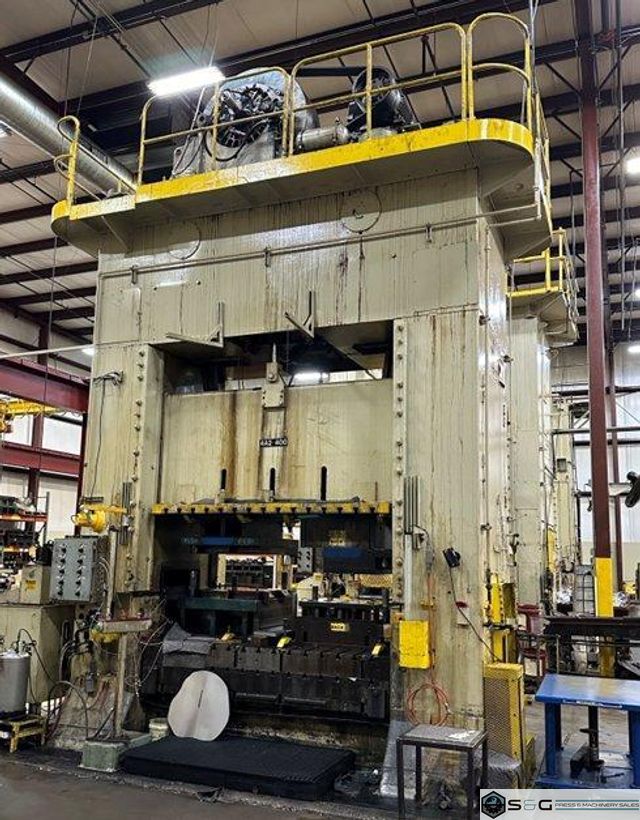 400-ton Bliss SE2-400-96-60 Straight Side Metal Stamping Press For Sale
