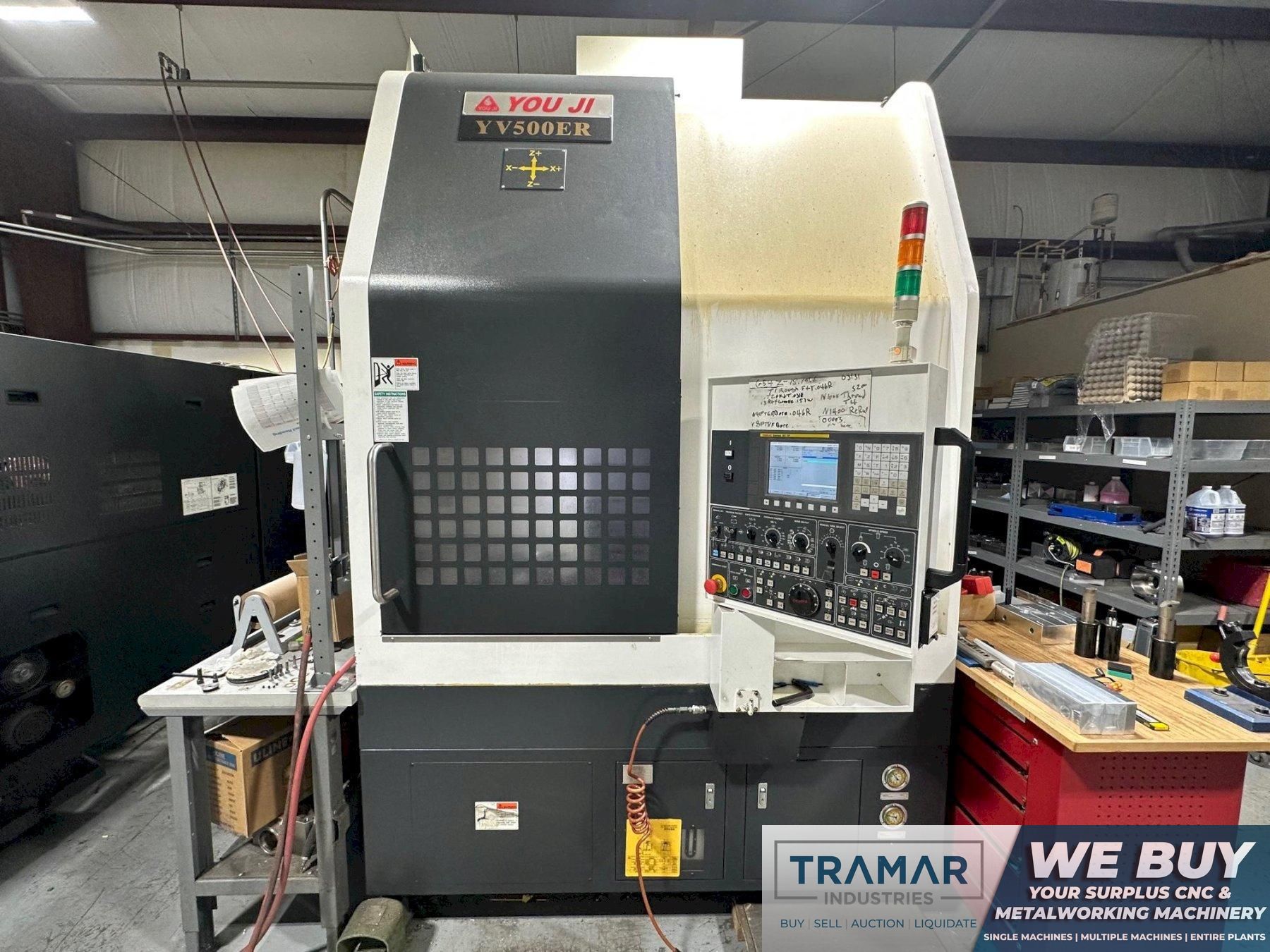 You Ji YV500ER CNC Vertical Turret Lathe For Sale - 2018