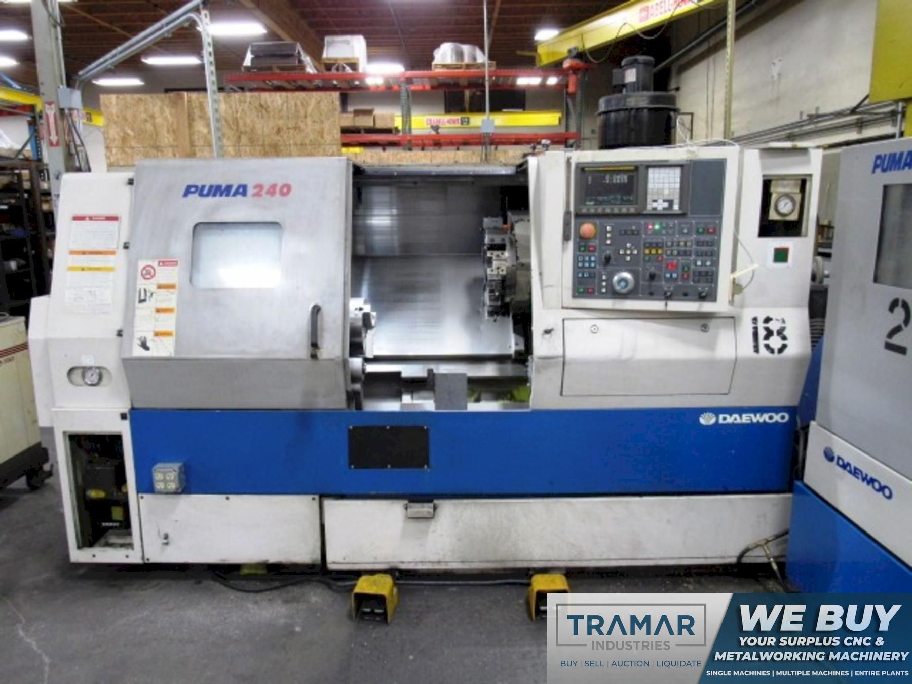 Doosan Puma 240LB Used CNC Lathe For Sale - 2003