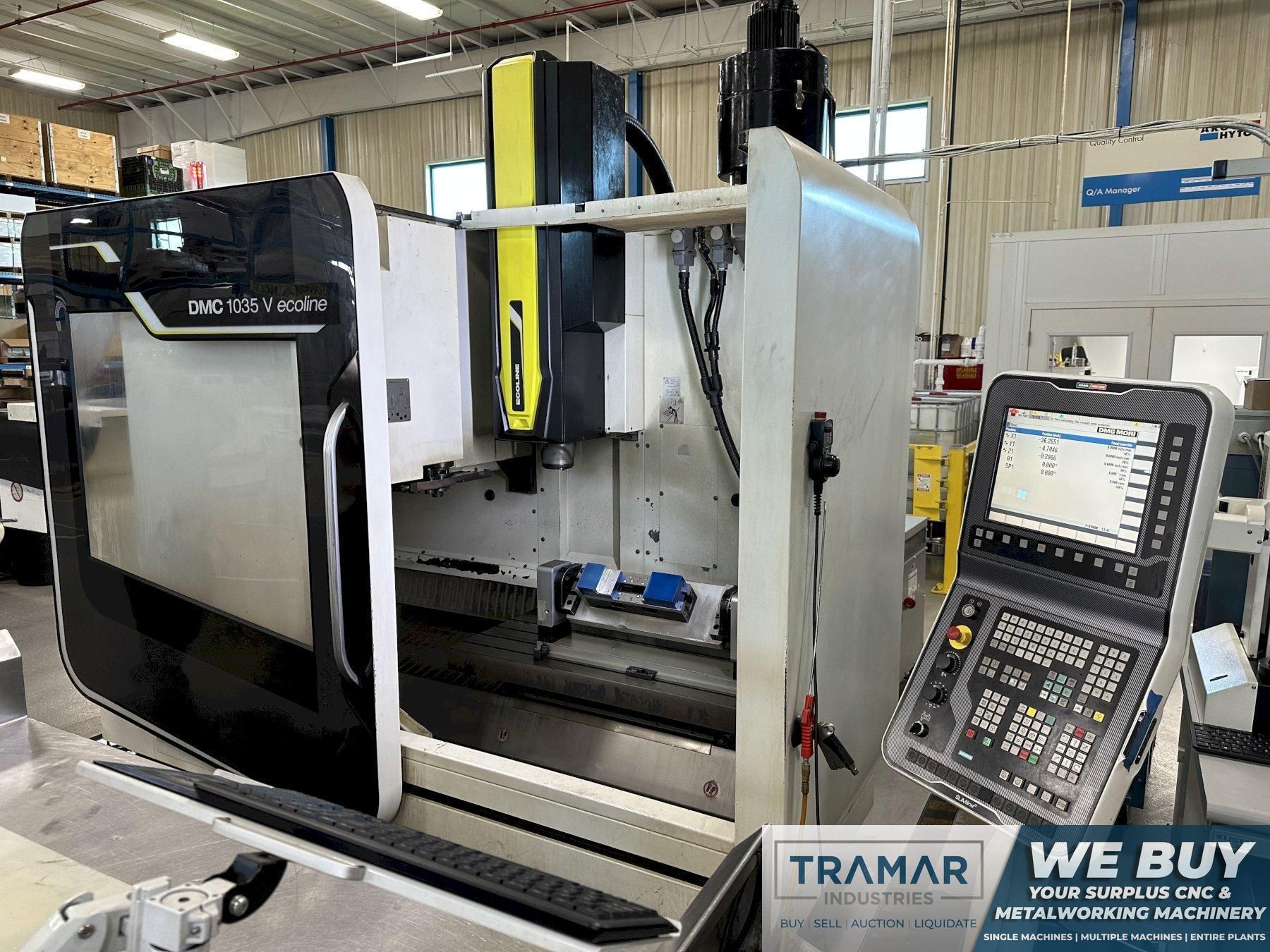 DMG Mori DMC 1035V-ecoline Used CNC Vertical Machining Center For Sale - 2012
