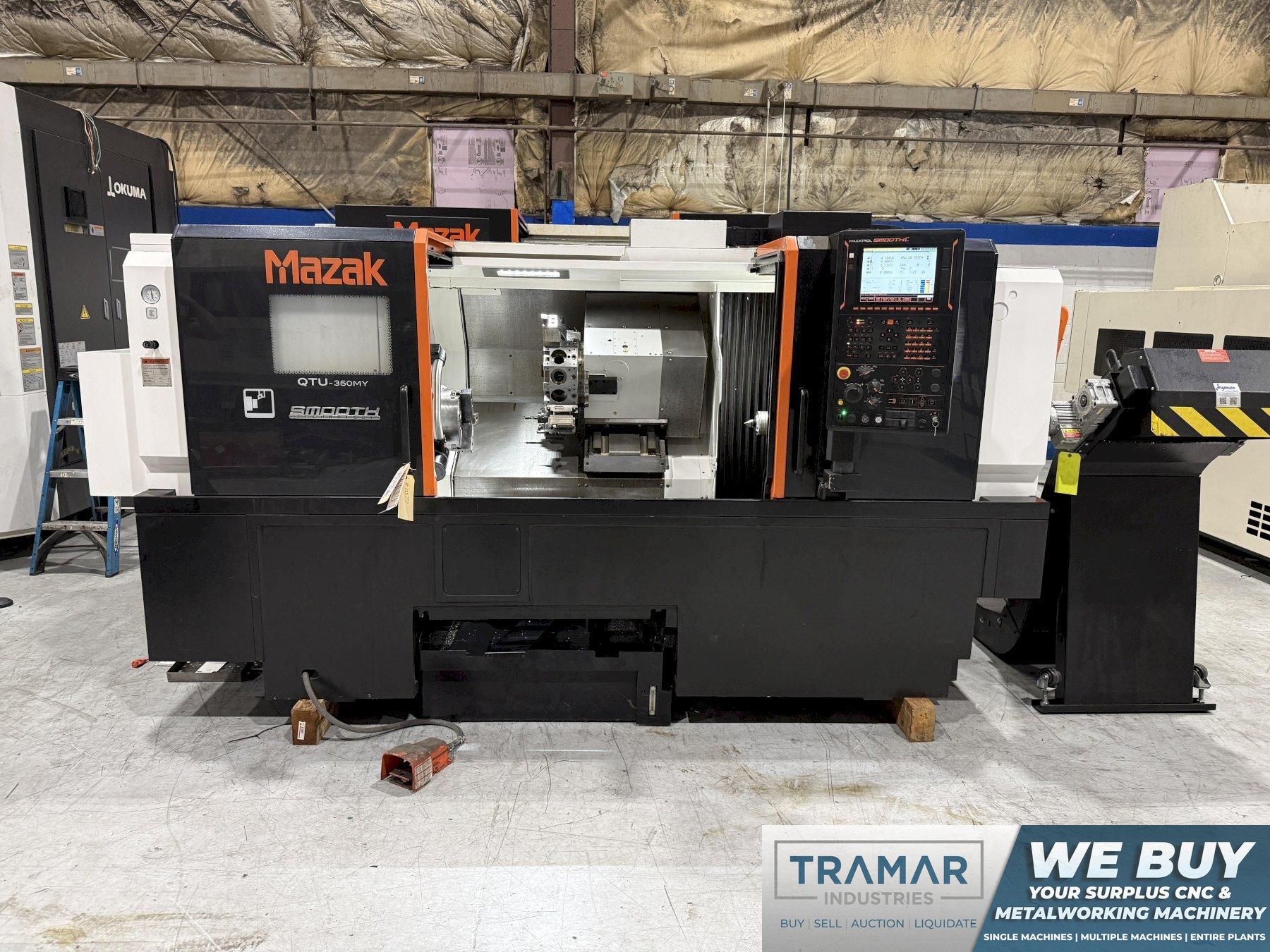 2019 Mazak QTU 350MY Used CNC Lathe For Sale