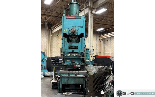 250-ton Niagara E-250 Single Point Gap Press For Sale, Rebuild in Process 2025